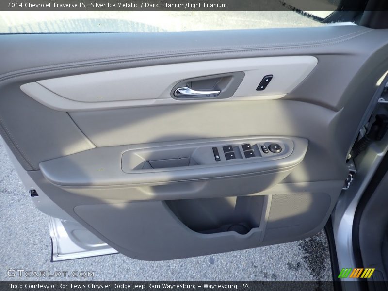 Silver Ice Metallic / Dark Titanium/Light Titanium 2014 Chevrolet Traverse LS