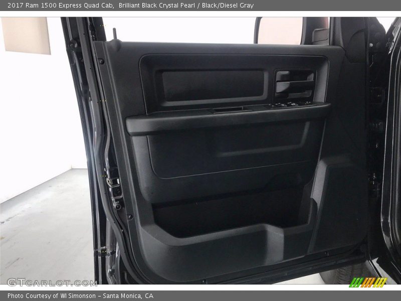 Brilliant Black Crystal Pearl / Black/Diesel Gray 2017 Ram 1500 Express Quad Cab