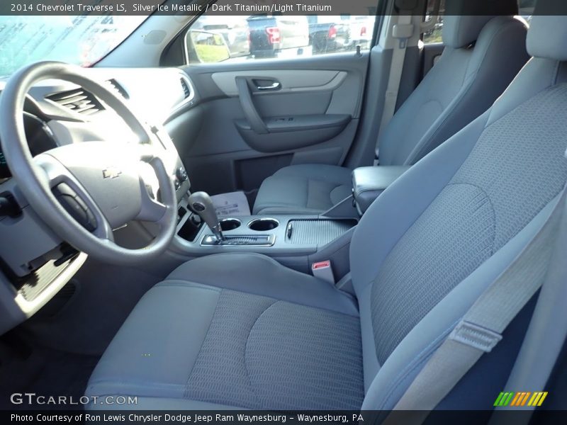 Silver Ice Metallic / Dark Titanium/Light Titanium 2014 Chevrolet Traverse LS