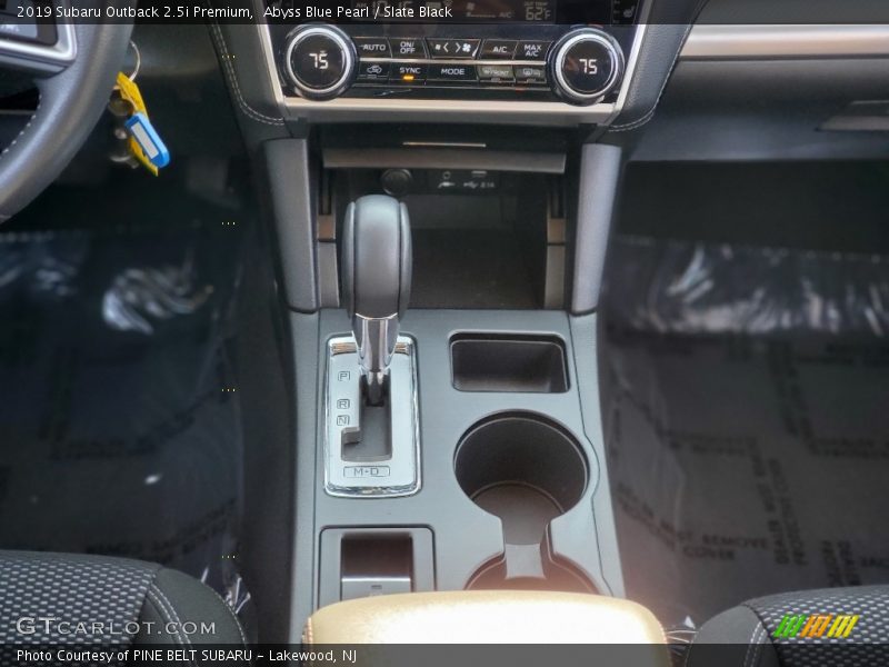 Abyss Blue Pearl / Slate Black 2019 Subaru Outback 2.5i Premium