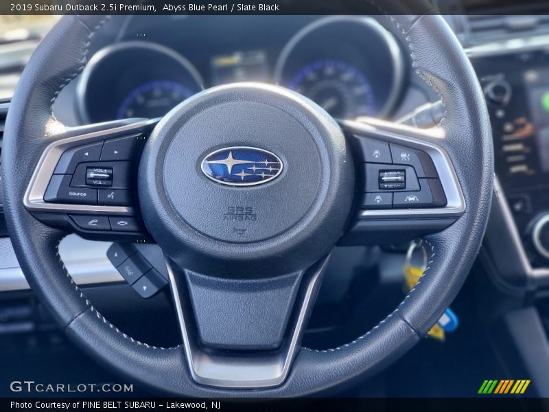 Abyss Blue Pearl / Slate Black 2019 Subaru Outback 2.5i Premium
