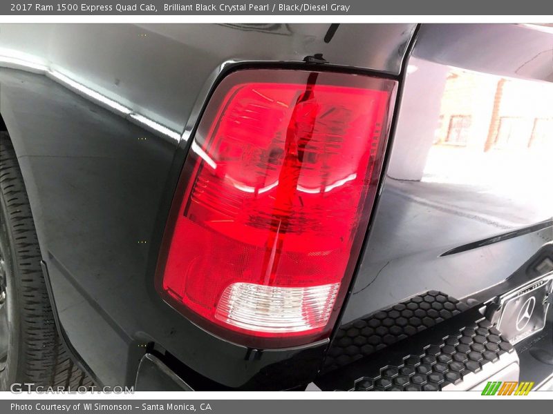 Brilliant Black Crystal Pearl / Black/Diesel Gray 2017 Ram 1500 Express Quad Cab