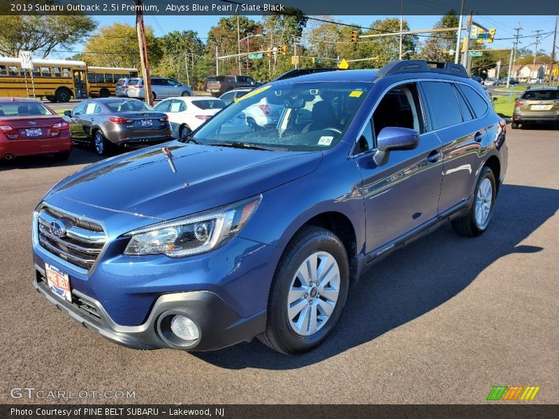 Abyss Blue Pearl / Slate Black 2019 Subaru Outback 2.5i Premium