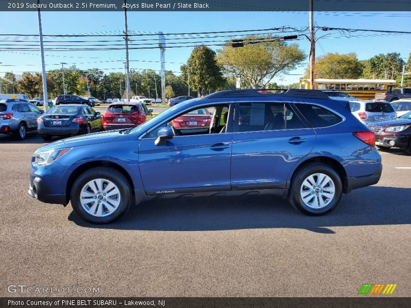 Abyss Blue Pearl / Slate Black 2019 Subaru Outback 2.5i Premium