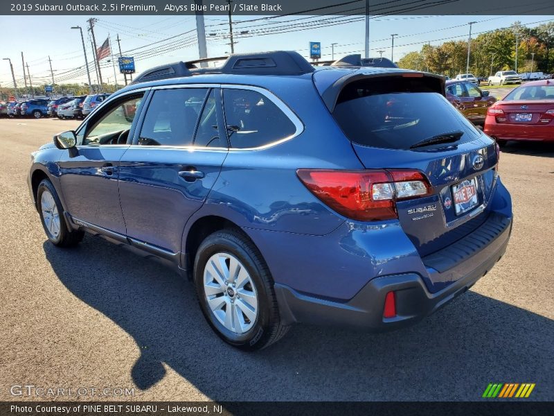 Abyss Blue Pearl / Slate Black 2019 Subaru Outback 2.5i Premium