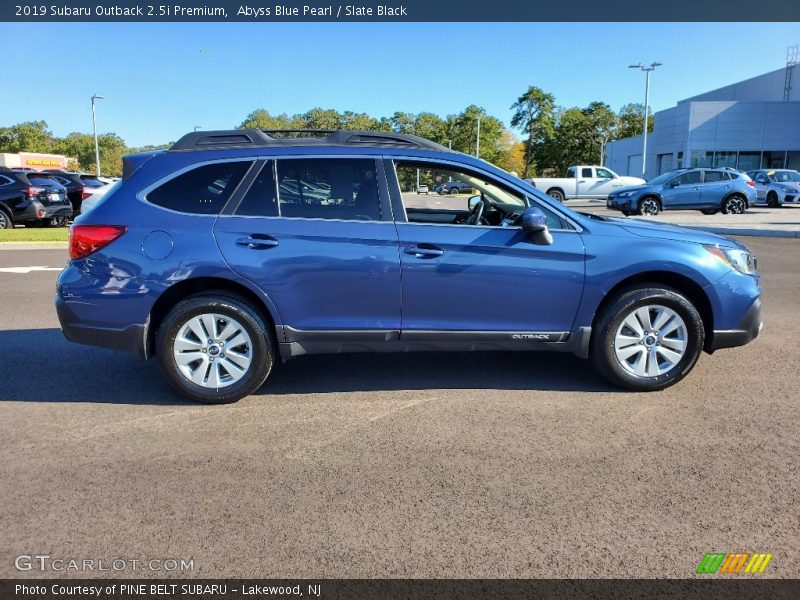 Abyss Blue Pearl / Slate Black 2019 Subaru Outback 2.5i Premium