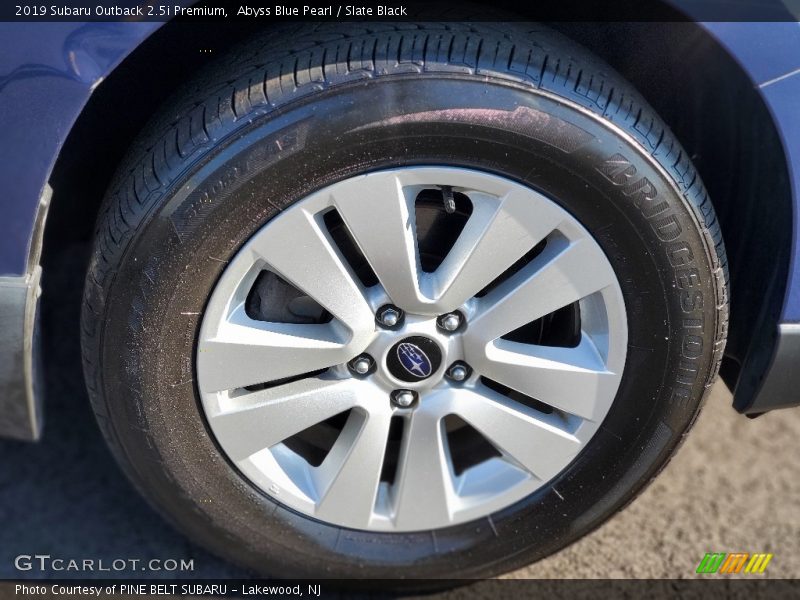 Abyss Blue Pearl / Slate Black 2019 Subaru Outback 2.5i Premium