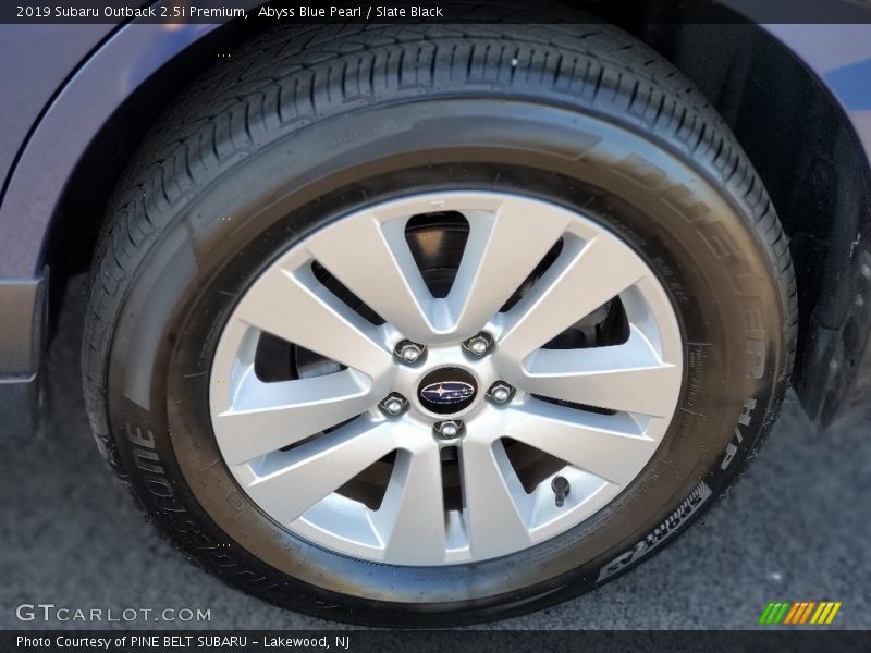 Abyss Blue Pearl / Slate Black 2019 Subaru Outback 2.5i Premium