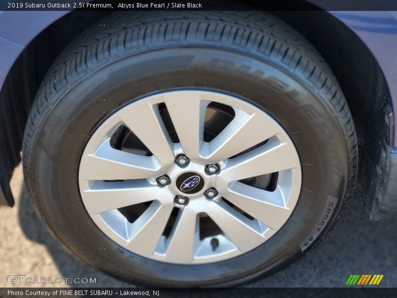 Abyss Blue Pearl / Slate Black 2019 Subaru Outback 2.5i Premium