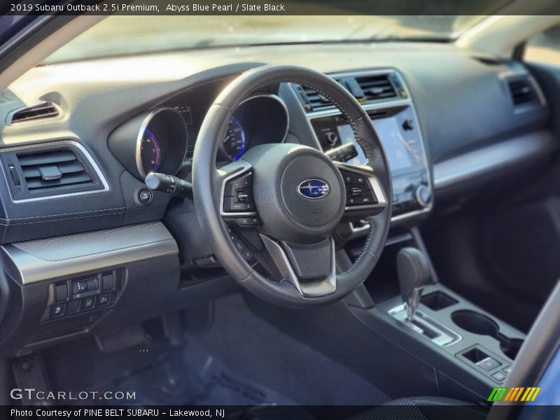 Abyss Blue Pearl / Slate Black 2019 Subaru Outback 2.5i Premium