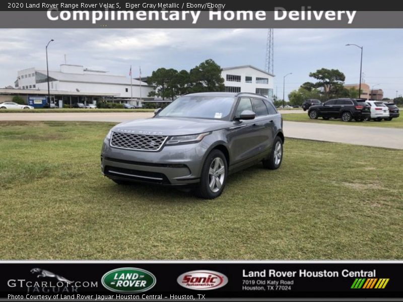 Eiger Gray Metallic / Ebony/Ebony 2020 Land Rover Range Rover Velar S