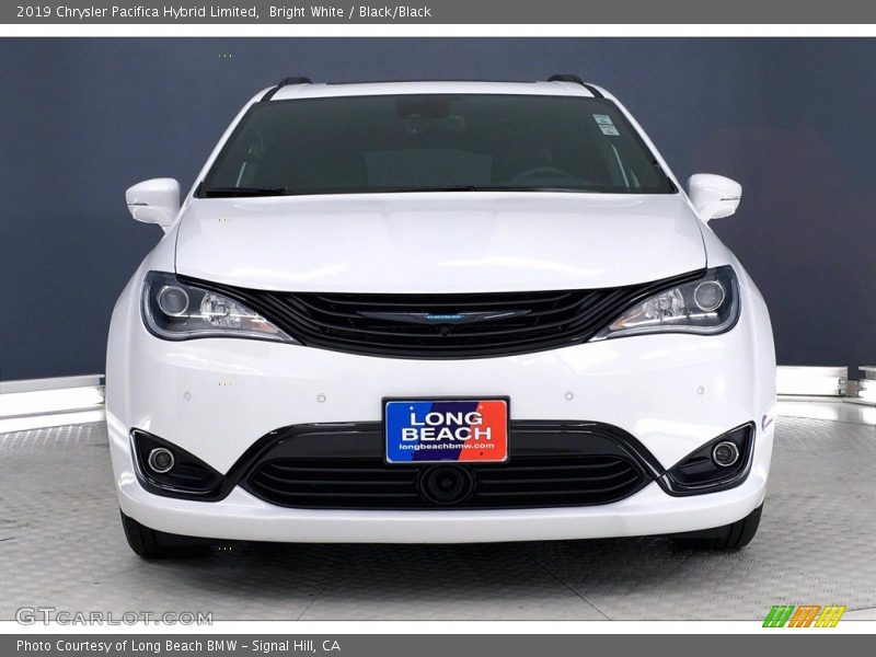 Bright White / Black/Black 2019 Chrysler Pacifica Hybrid Limited