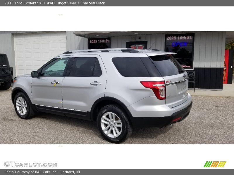 Ingot Silver / Charcoal Black 2015 Ford Explorer XLT 4WD