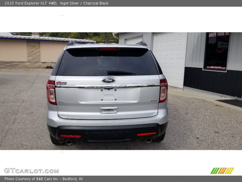 Ingot Silver / Charcoal Black 2015 Ford Explorer XLT 4WD