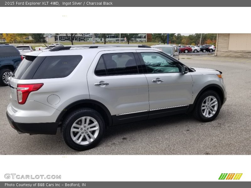 Ingot Silver / Charcoal Black 2015 Ford Explorer XLT 4WD