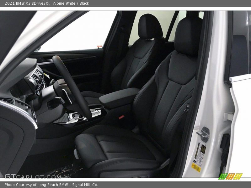 Alpine White / Black 2021 BMW X3 sDrive30i