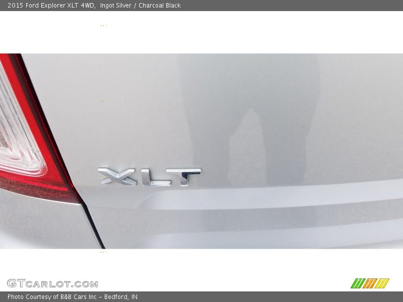Ingot Silver / Charcoal Black 2015 Ford Explorer XLT 4WD
