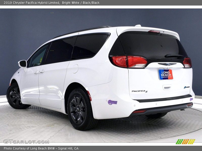 Bright White / Black/Black 2019 Chrysler Pacifica Hybrid Limited