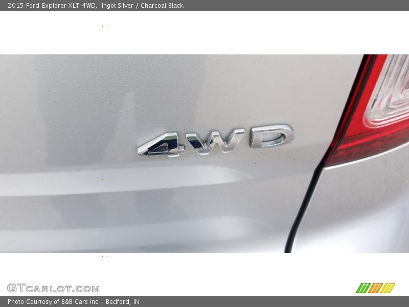 Ingot Silver / Charcoal Black 2015 Ford Explorer XLT 4WD