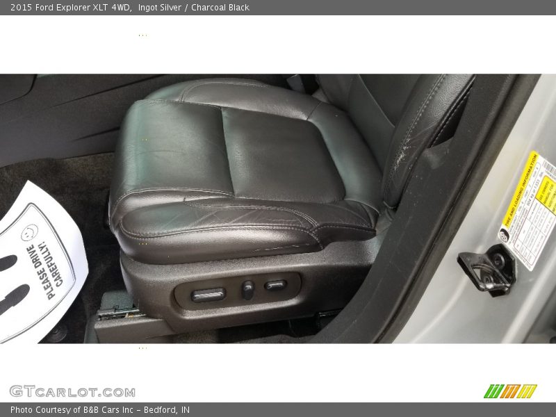Ingot Silver / Charcoal Black 2015 Ford Explorer XLT 4WD