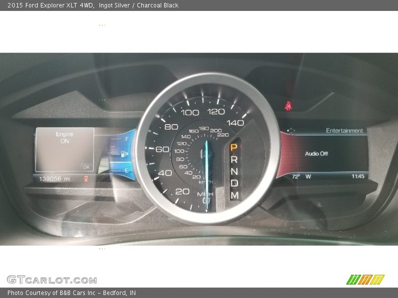 Ingot Silver / Charcoal Black 2015 Ford Explorer XLT 4WD