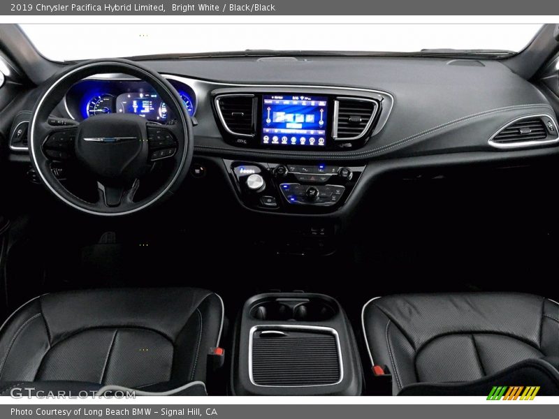 Bright White / Black/Black 2019 Chrysler Pacifica Hybrid Limited