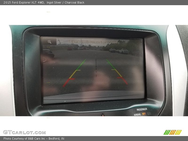 Ingot Silver / Charcoal Black 2015 Ford Explorer XLT 4WD