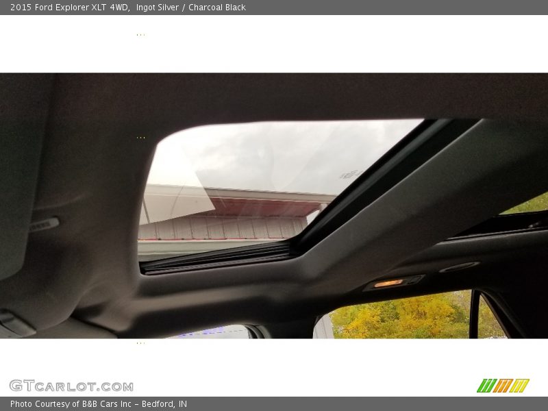 Ingot Silver / Charcoal Black 2015 Ford Explorer XLT 4WD