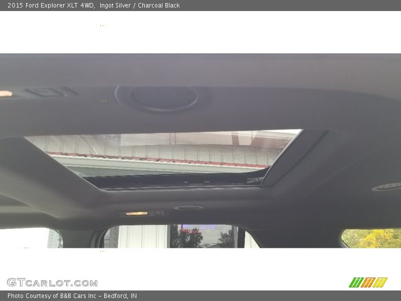 Ingot Silver / Charcoal Black 2015 Ford Explorer XLT 4WD