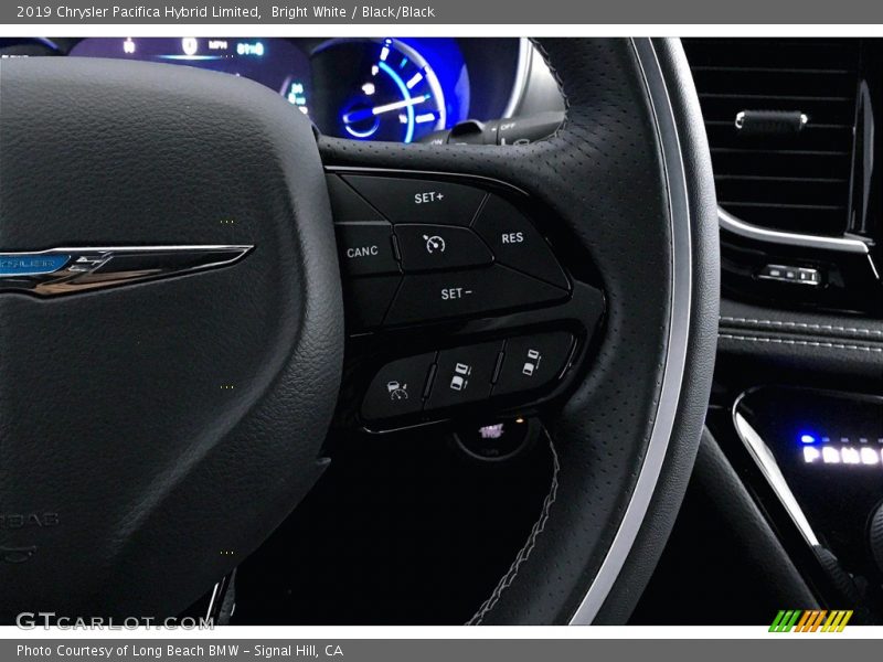 Bright White / Black/Black 2019 Chrysler Pacifica Hybrid Limited