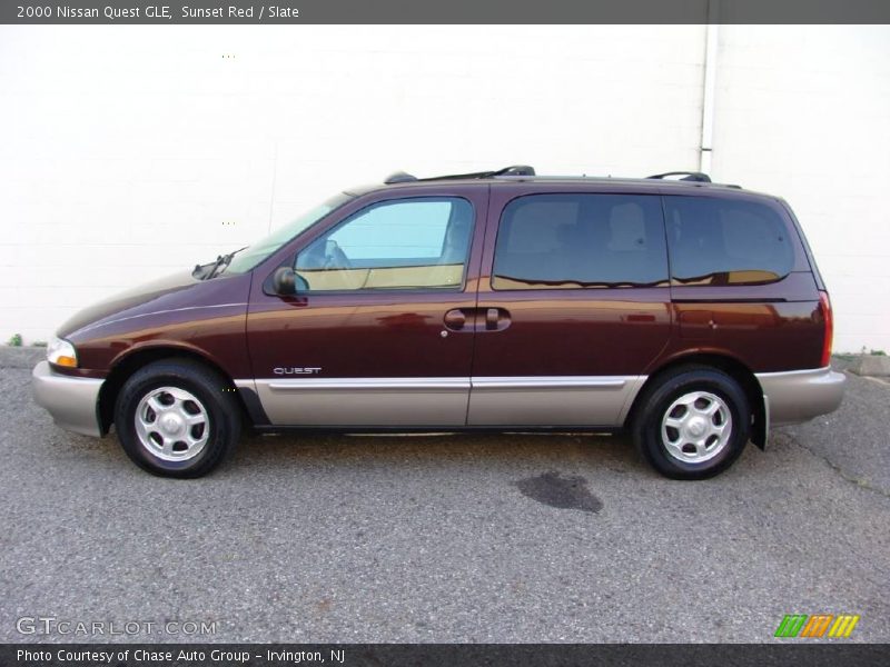 Sunset Red / Slate 2000 Nissan Quest GLE