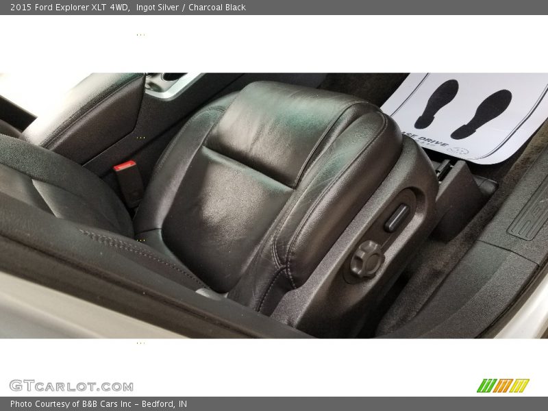 Ingot Silver / Charcoal Black 2015 Ford Explorer XLT 4WD