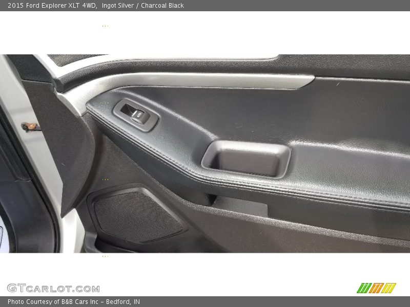 Ingot Silver / Charcoal Black 2015 Ford Explorer XLT 4WD