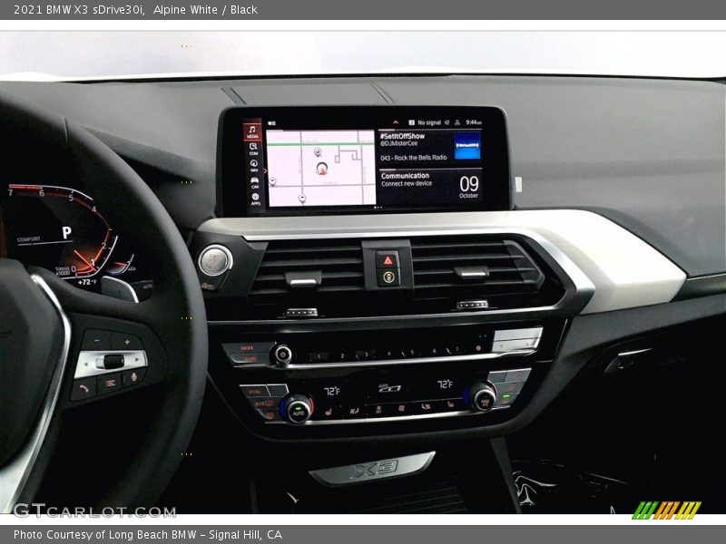 Alpine White / Black 2021 BMW X3 sDrive30i