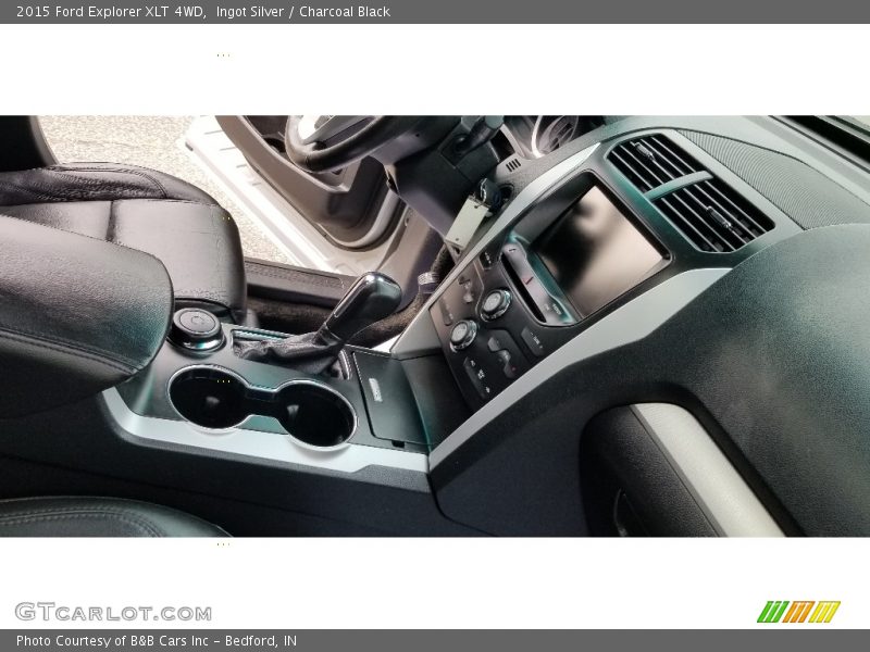 Ingot Silver / Charcoal Black 2015 Ford Explorer XLT 4WD