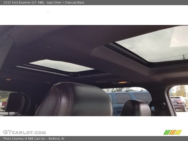 Ingot Silver / Charcoal Black 2015 Ford Explorer XLT 4WD