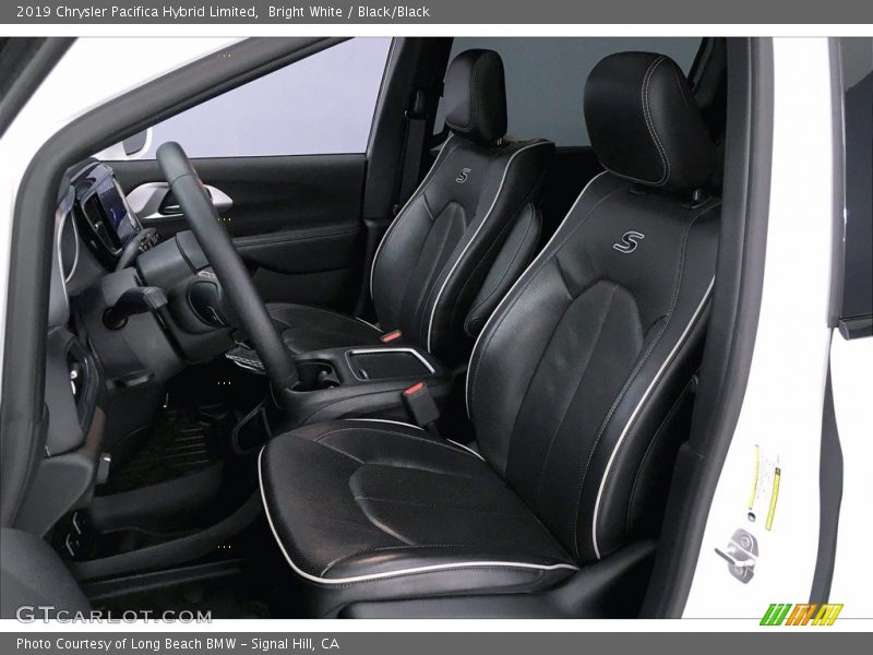 Bright White / Black/Black 2019 Chrysler Pacifica Hybrid Limited