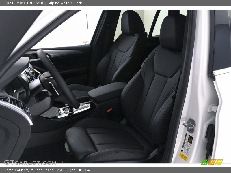 Alpine White / Black 2021 BMW X3 sDrive30i
