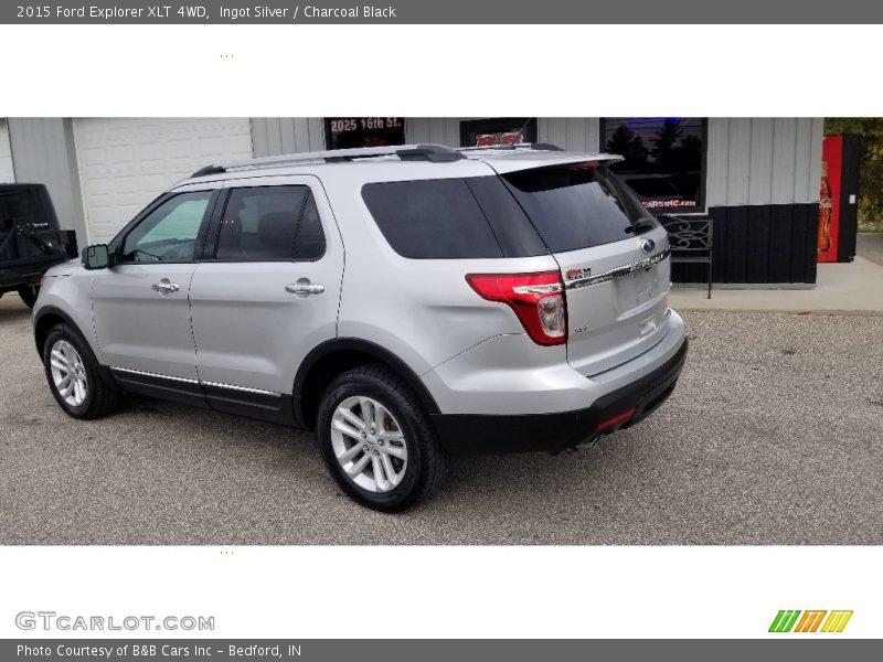 Ingot Silver / Charcoal Black 2015 Ford Explorer XLT 4WD