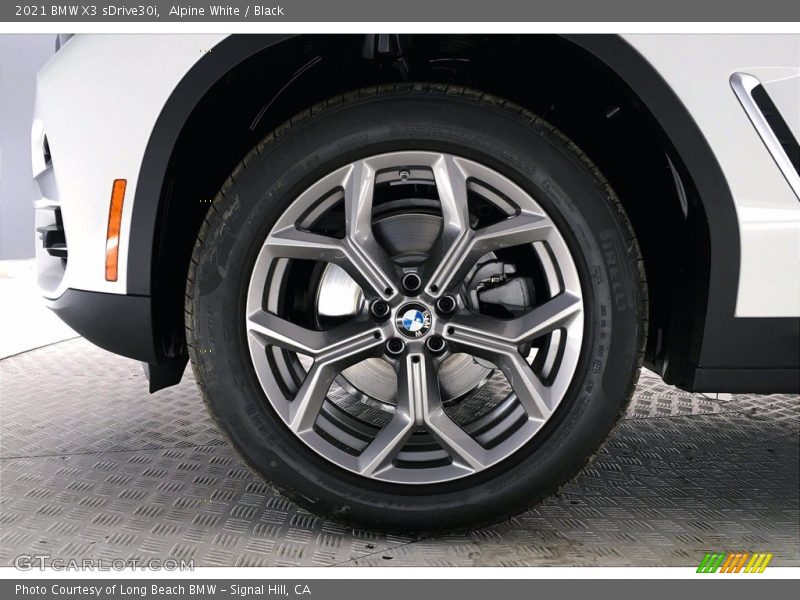 Alpine White / Black 2021 BMW X3 sDrive30i