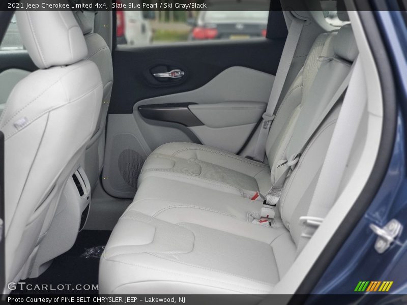 Slate Blue Pearl / Ski Gray/Black 2021 Jeep Cherokee Limited 4x4