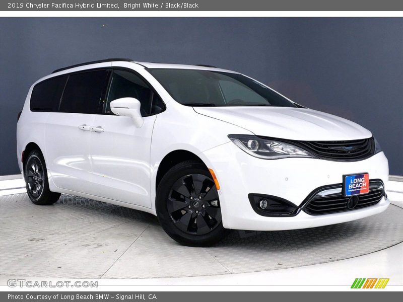 Bright White / Black/Black 2019 Chrysler Pacifica Hybrid Limited