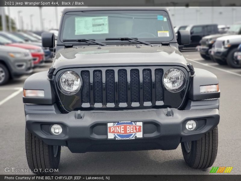 Black / Black 2021 Jeep Wrangler Sport 4x4