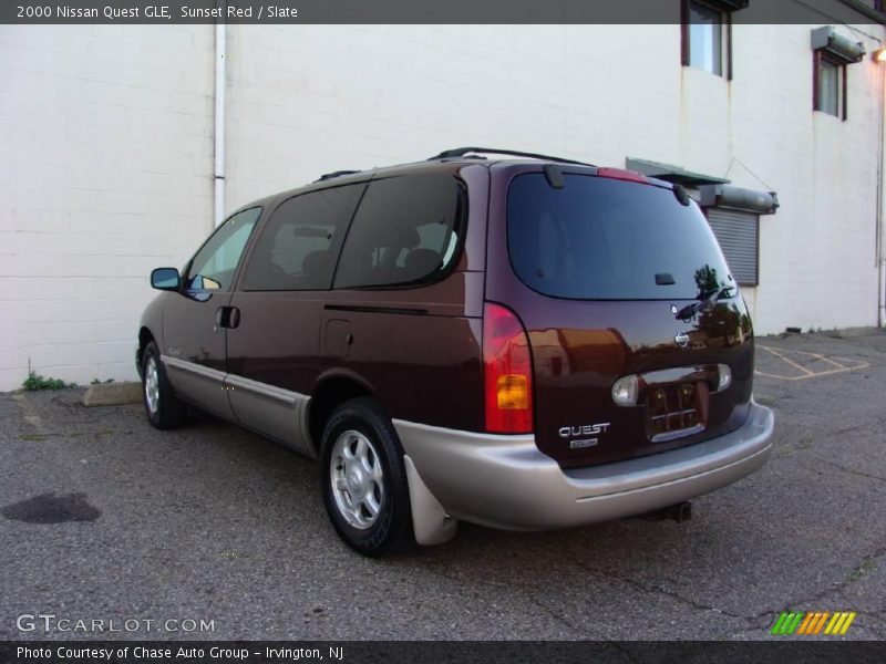 Sunset Red / Slate 2000 Nissan Quest GLE