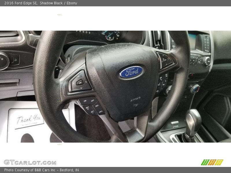Shadow Black / Ebony 2016 Ford Edge SE