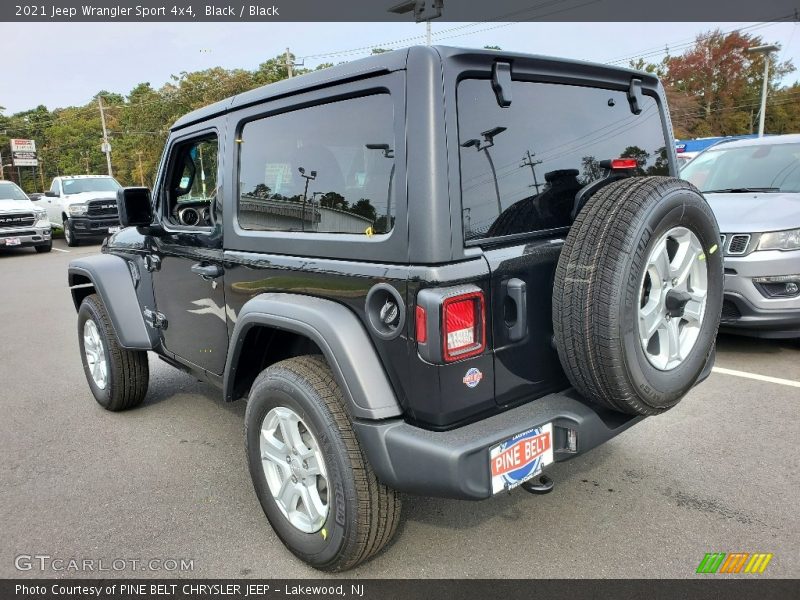 Black / Black 2021 Jeep Wrangler Sport 4x4