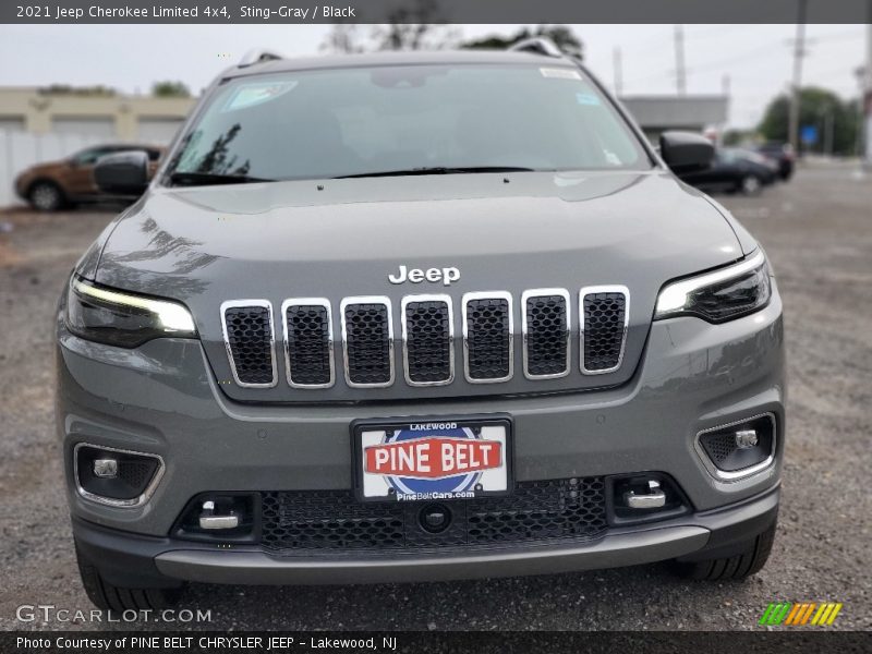 Sting-Gray / Black 2021 Jeep Cherokee Limited 4x4