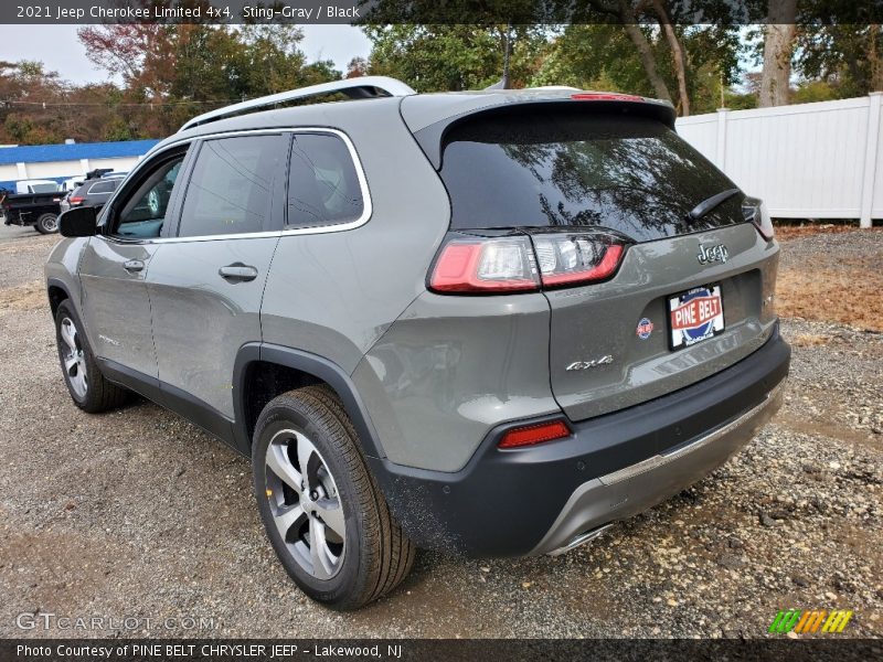 Sting-Gray / Black 2021 Jeep Cherokee Limited 4x4