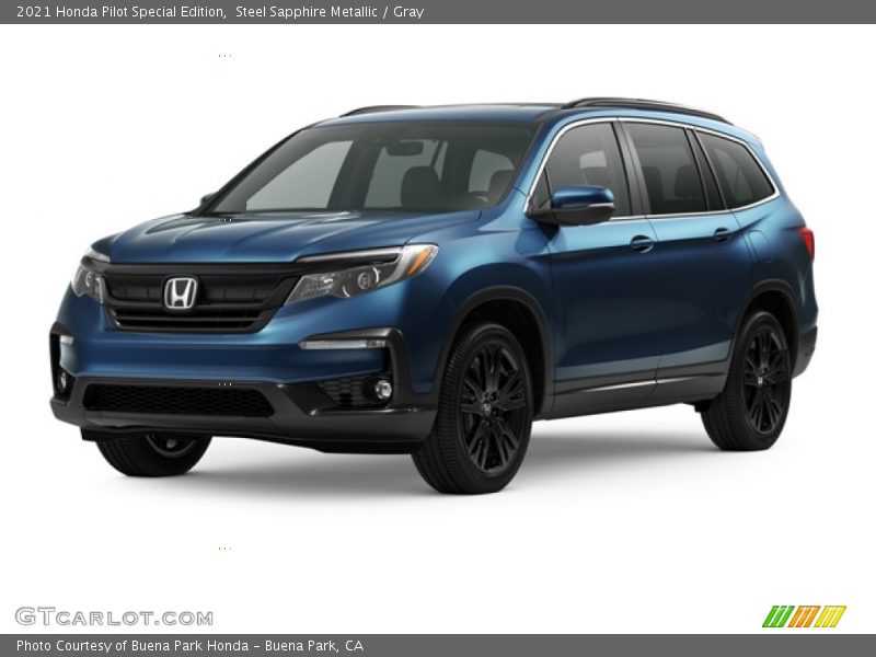 Steel Sapphire Metallic / Gray 2021 Honda Pilot Special Edition