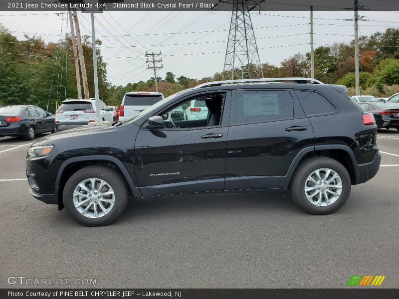  2021 Cherokee Latitude 4x4 Diamond Black Crystal Pearl